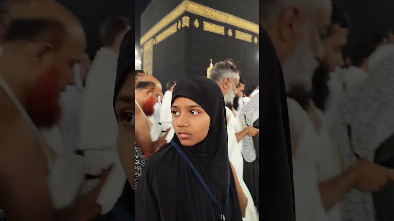 Umrah Tawaf-e-Makkah Masjid al-Haram Kaaba 🕋 Makkah Mataf 🇸🇦 KSA Naziya Madikeshwar Dharwad 🇮🇳