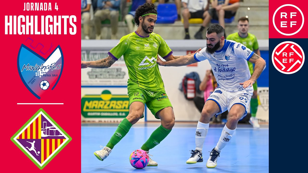 Resumen #PrimeraDivisiónFS | Quesos El Hidalgo Manzanares 2-2 Illes Balears Palma Futsal| Jornada 4
