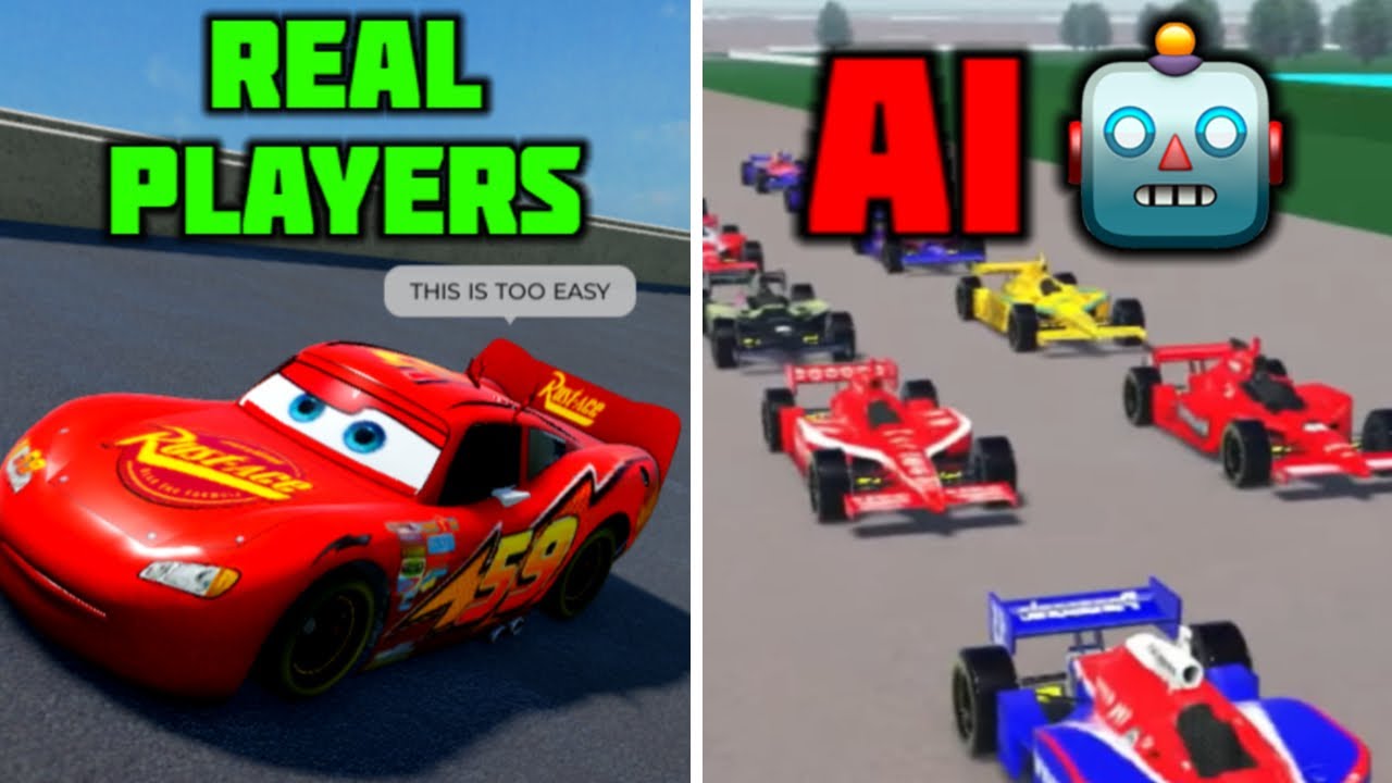 AI vs REAL PLAYERS on ROBLOX NASCAR! | Pummu Talladega (Roblox)