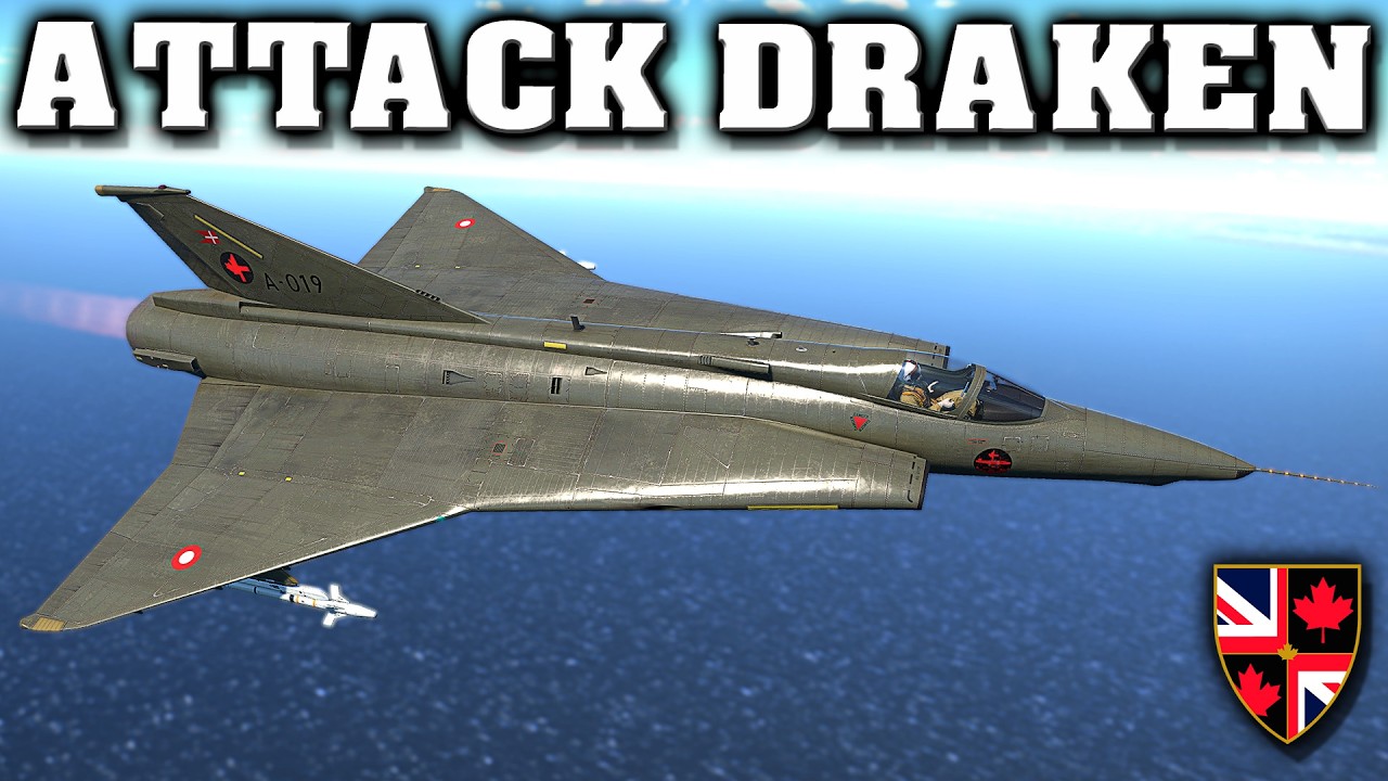 В War Thunder добавили F-35?! - Обзор Saab Draken