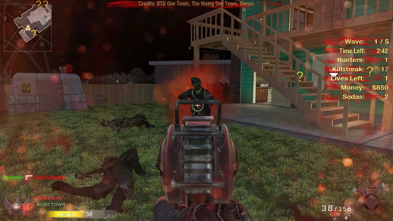 Nuketown Zombies Gameplay! - Black Ops Mod, Black Ops 2 Zombies Preview