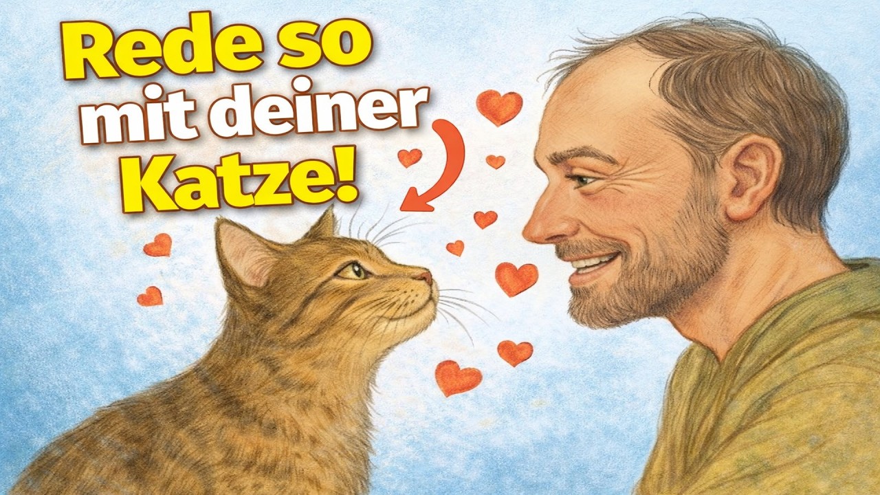 HIER ist der RICHTIGE Weg, mit einer Katze zu sprechen, damit sie Sie VERSTEHT!