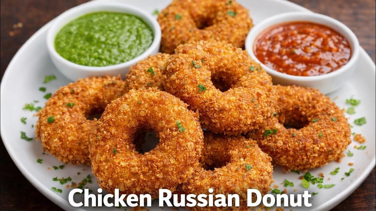 Chicken Russian donate majedar crispy recipe 😋❤️