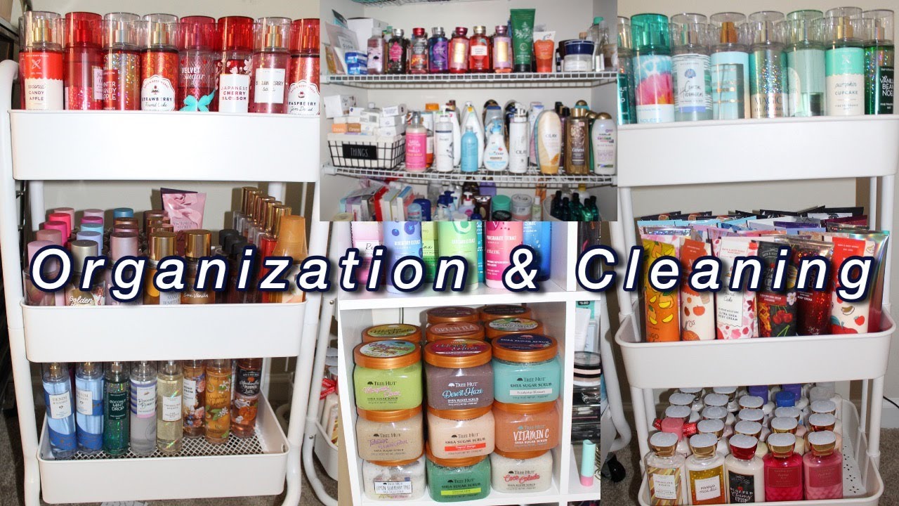 ORGANIZING MY HYGIENE PRODUCTS & BODY CARE COLLECTION *SATISFYING*