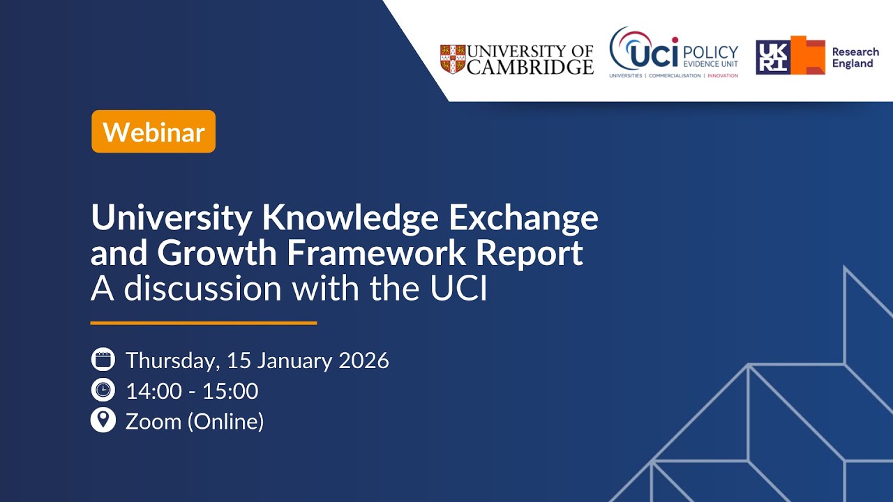 University Knowledge Exchange and Growth Framework Report A discussion with the UCI