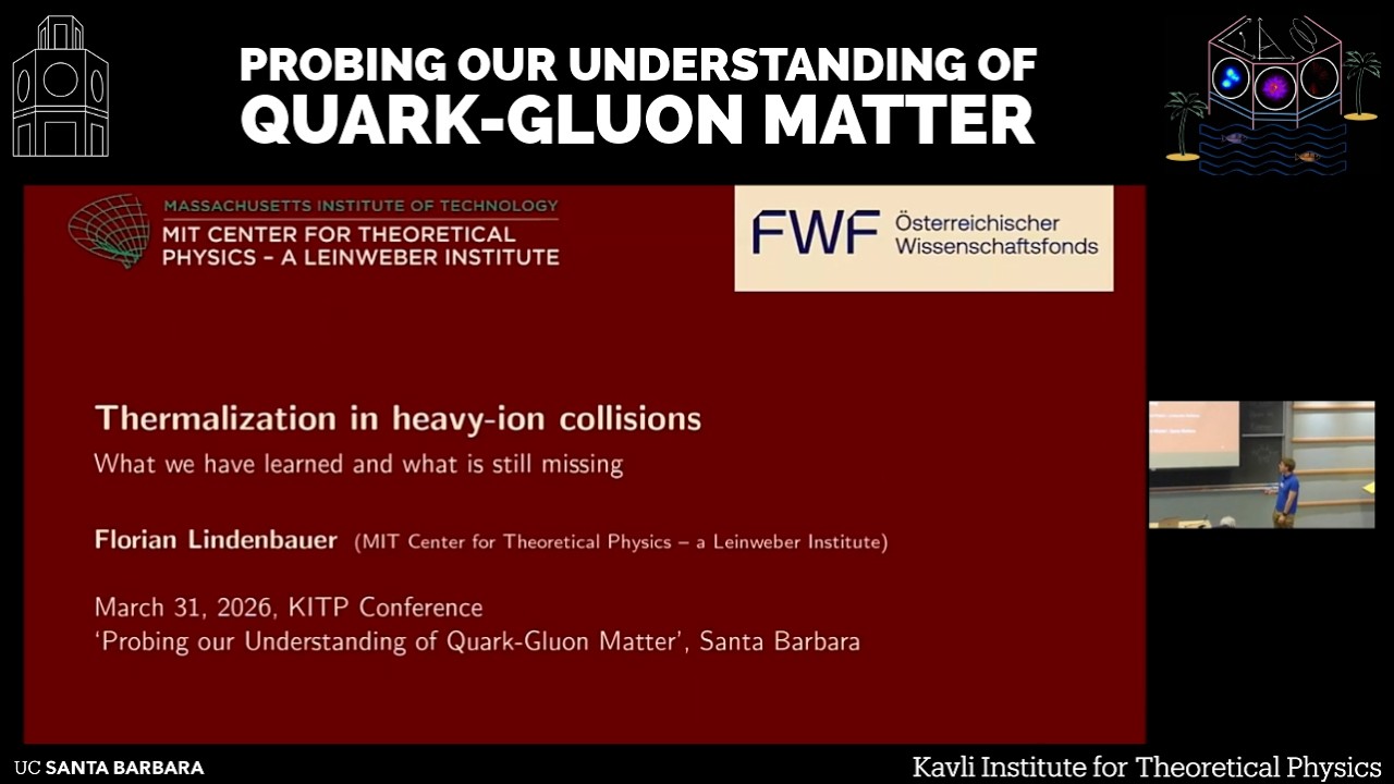 Thermalization in heavy-ion collisions: What we have learned and what... | Florian Lindenbauer (MIT)