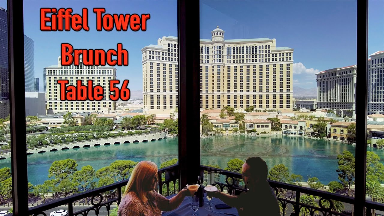 Paris Las Vegas Eiffel Tower BEST Restaurant Table View in Las Vegas