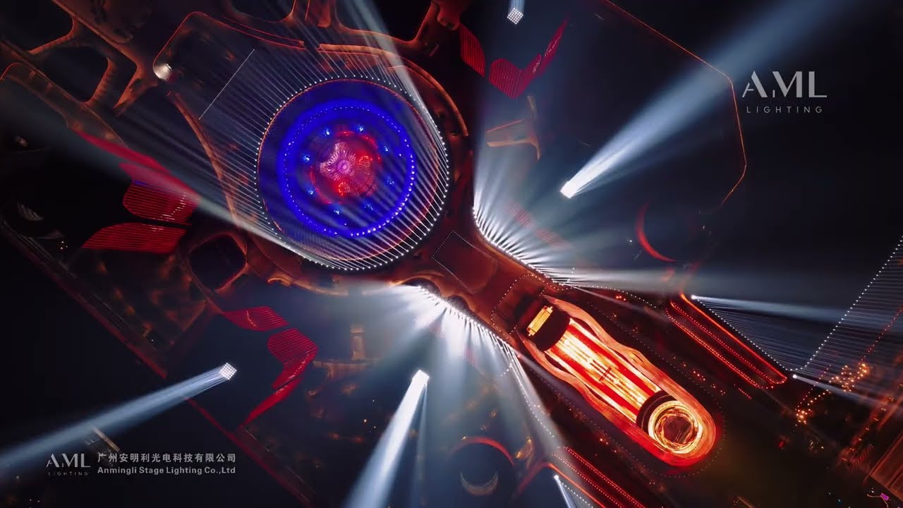 CCTV Spring Festival Gala | AML LIGHTING RGB Laser BEAM Showcase | Yiwu, Zhejiang