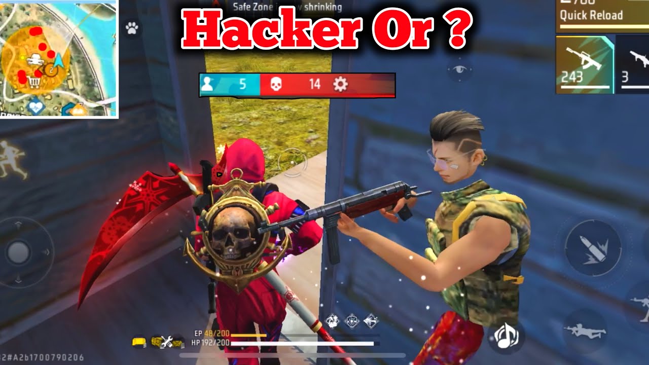 I Kill Hacker 😯 || Dangerous Hacker in my Match || Free Fire
