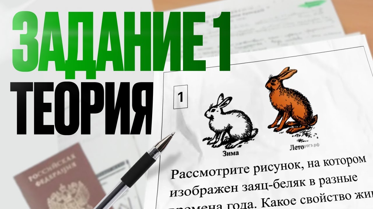 РАЗБОР теории для ЗАДАНИЯ 1 в ОГЭ по биологии / Что будет на экзамене по биологии 2026?