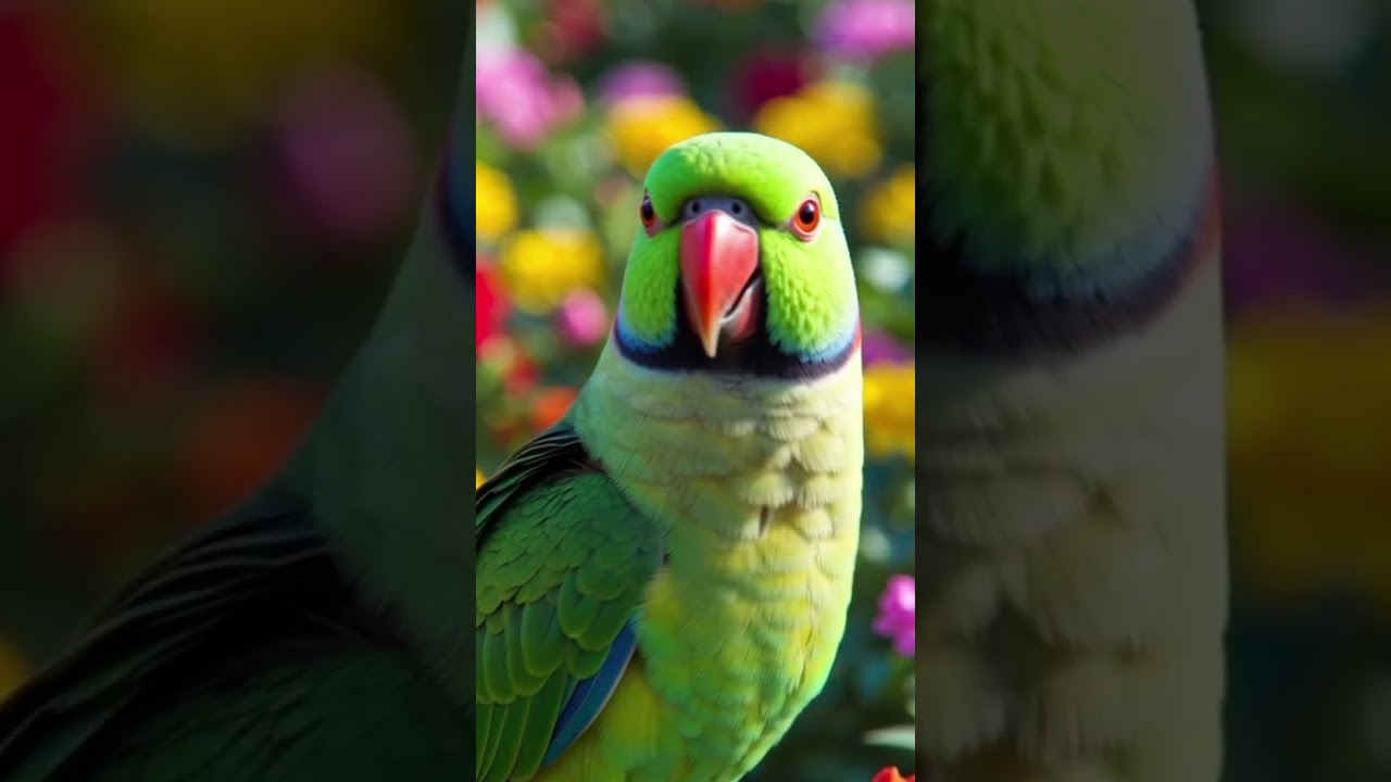 beautiful parrot recitation surat ikhlas 😚 😊 