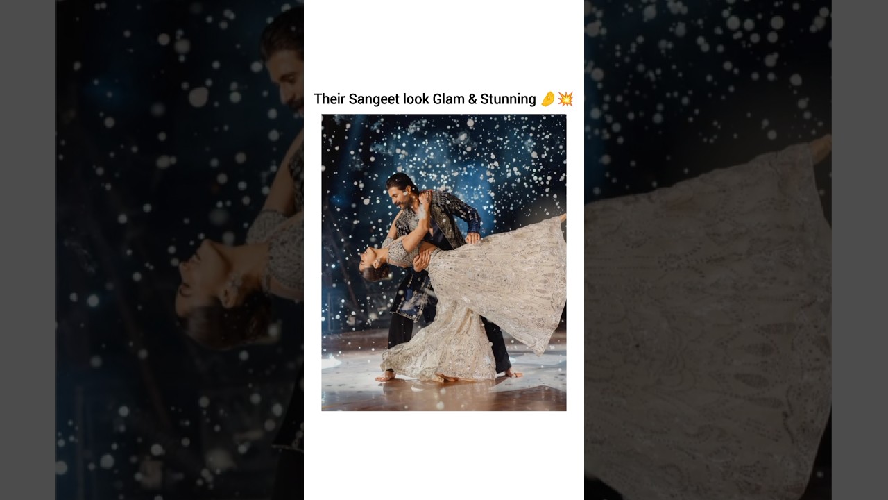 Dreamy sangeet night 🌉🤌#trendingshorts #virosh #bollywood #rashmikamandanna #ytviral #love