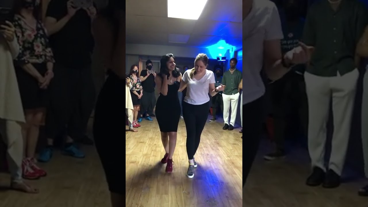 Masha Kizz & Monica - Urban Kiz Improv Demo at Hello Kizomba