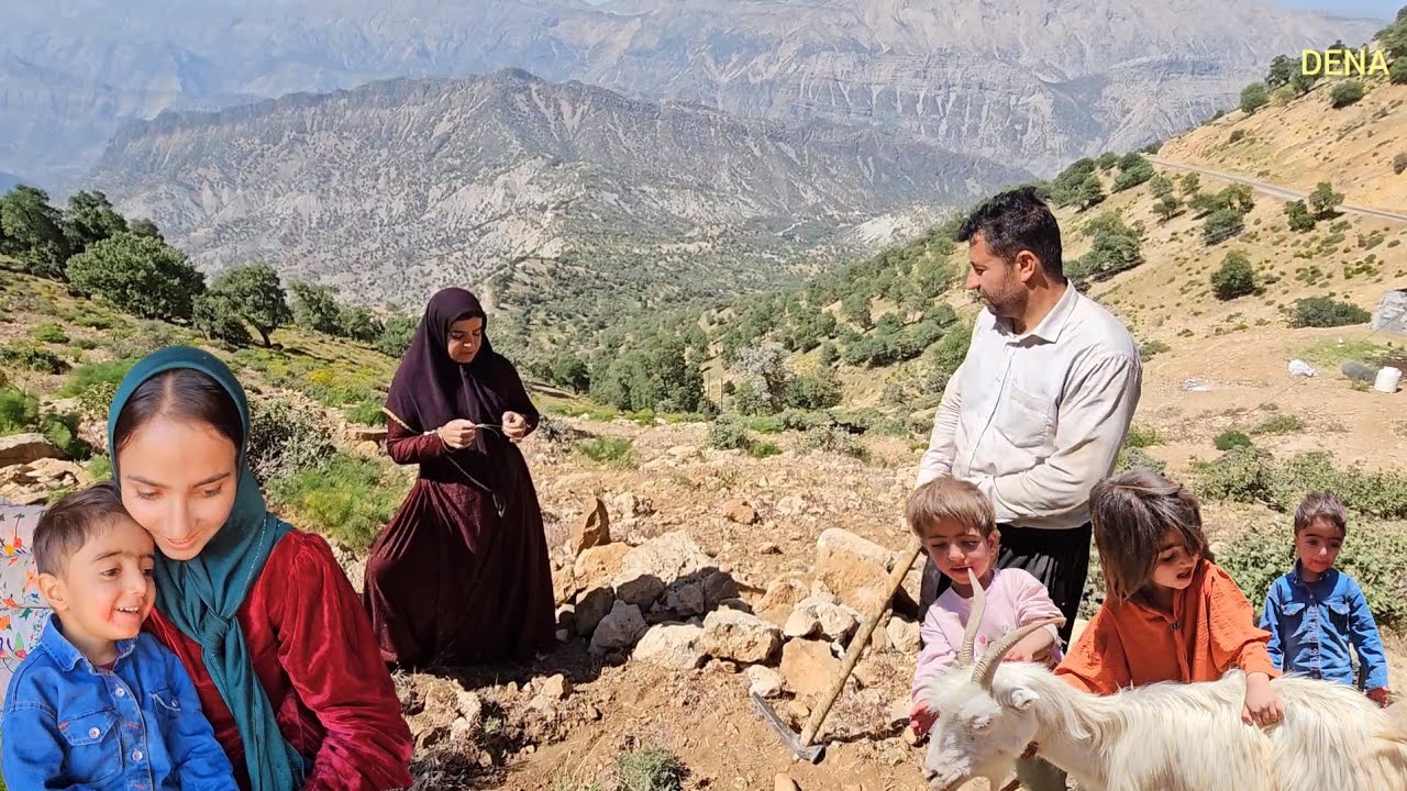 ⛰️ Real nomadic life:💧 Transporting a large water tanker into the heart of nature by Kulthum