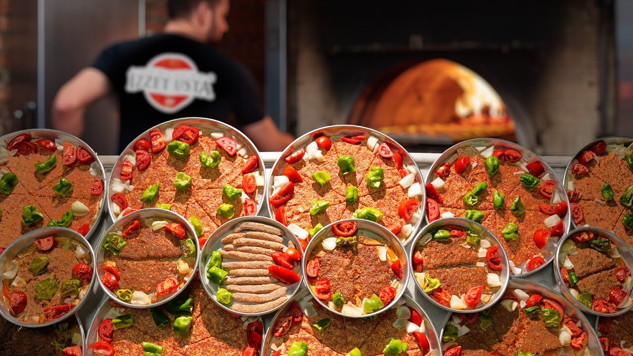 Tradycyjne Tureckie Pieczone Mięso i Warzywa | Tureckie Street Food