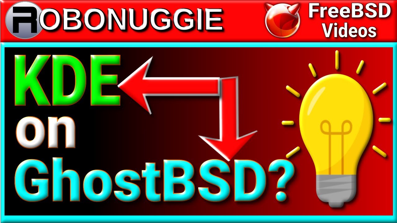 KDE on GhostBSD? - It's very easy thanks to the Software Station!