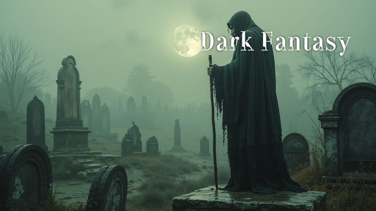 Eerie Medieval Cemetery Ambient Music Dark Fantasy Atmosphere Mysterious Foggy Graveyard