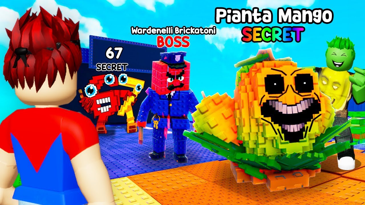 SBLOCCHIAMO TUTTI I NUOVI BRAINROT E PIANTE SECRET NEL NOSTRO PRIMO ADMIN ABUSE su ROBLOX..