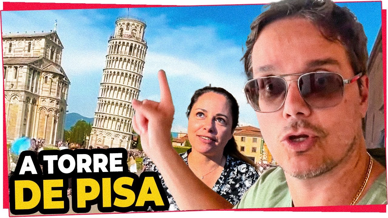 CONHECI A TORRE DE PISA AQUI NA ITÁLIA! COMO ELA AINDA NÃO CAIU?