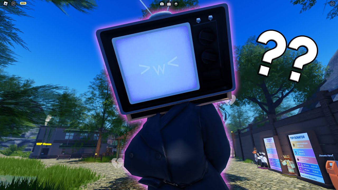 แต่งตัวเป็น TV Woman ลูบหัวผู้เล่น 🥵| Roblox VR