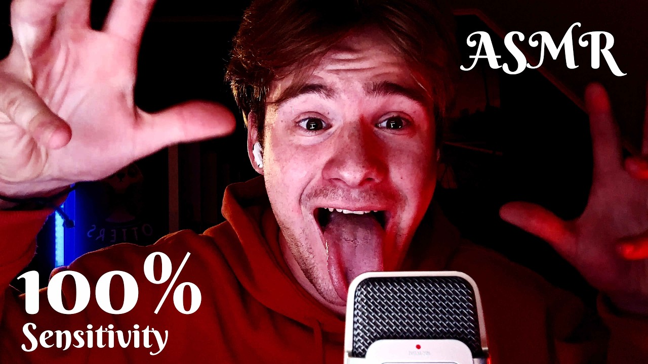ASMR 100% sensitivity mouth sounds