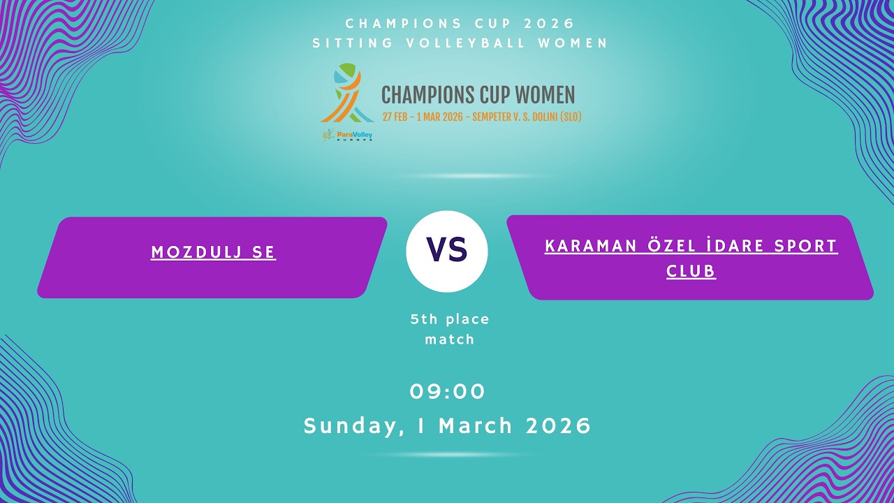 Mozdulj SE vs Karaman Özel İdare Sport Club | CCW 2026 | Women | 5th place