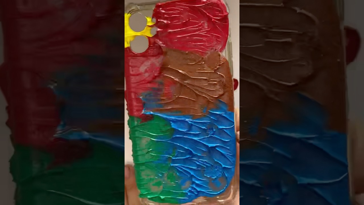 Satisfying rainbow 🌈 color iphone art 🍭