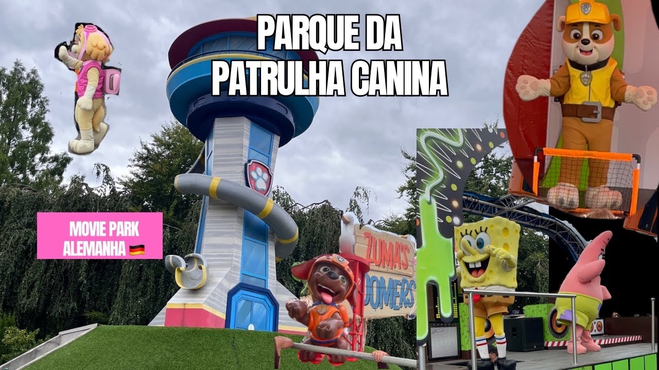 Parque da PATRULHA CANINA - MOVIE PARK - Alemanha 