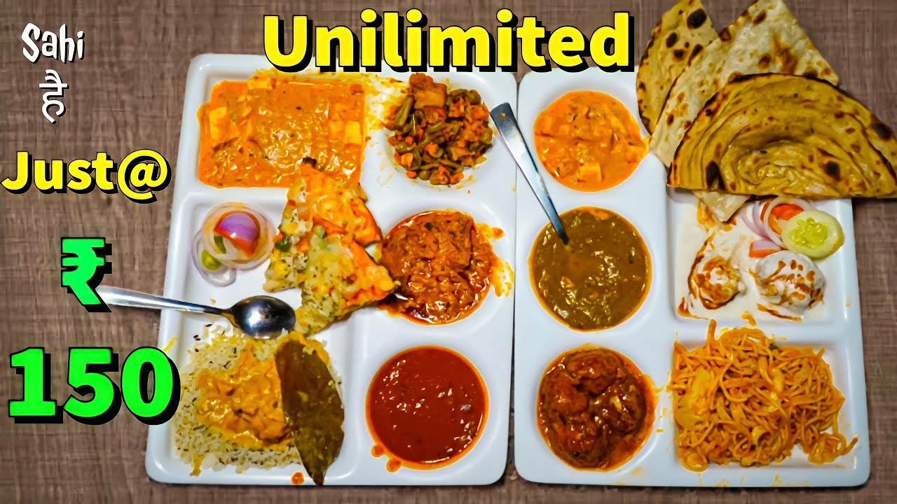 UNLIMITED FOOD + Unlimited Pizza at Rs 150 | Street Food India