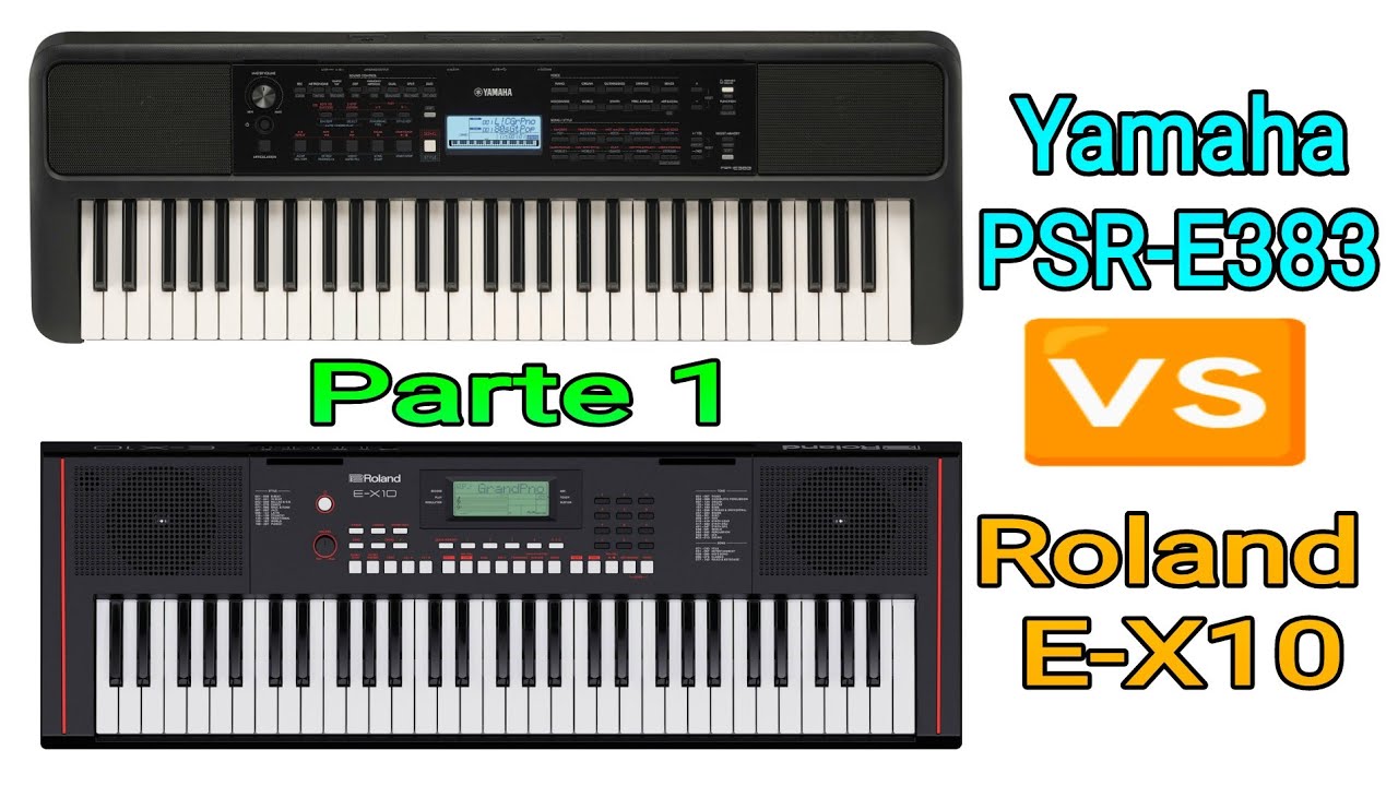Yamaha PSR-E383 vs Roland E-X10, Parte 1 Comparativo, Lançamentos 2024