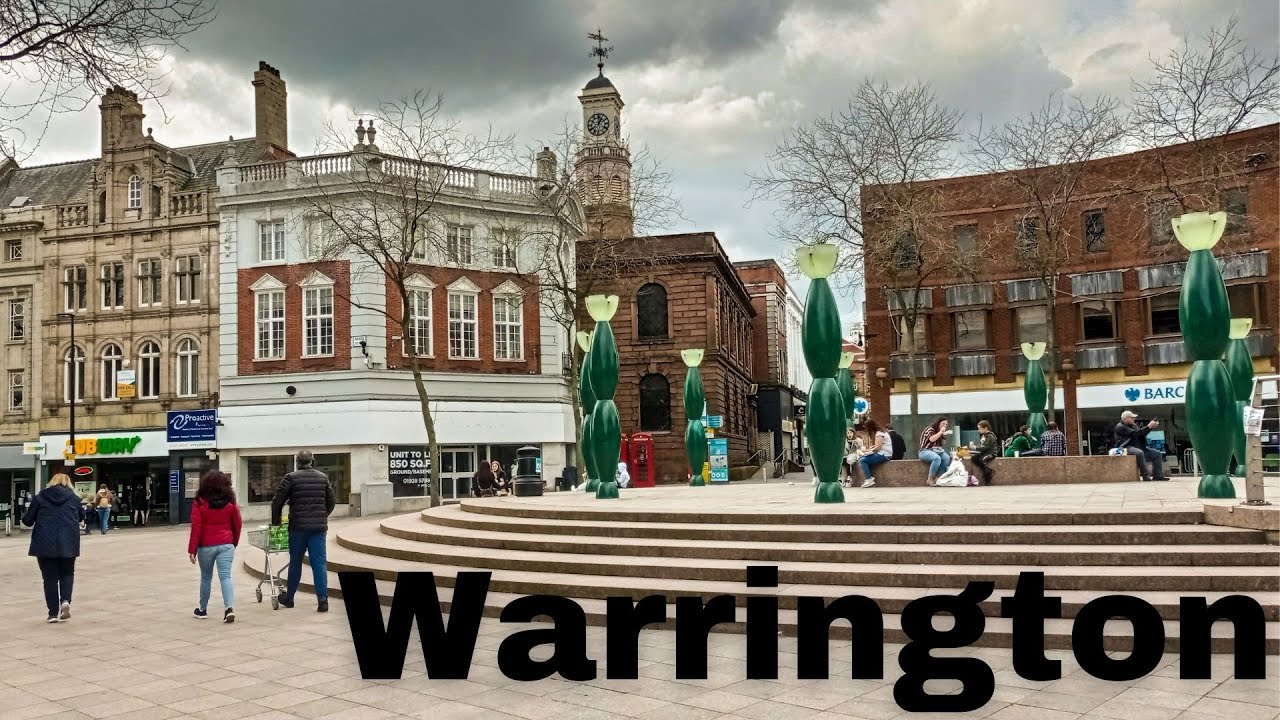A walk through WARRINGTON England