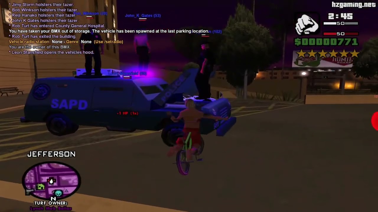 A Night Back In San Andreas HZRP