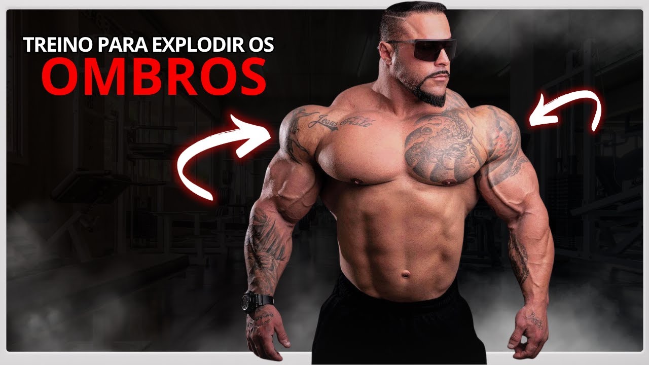 TREINO NA POLIA OU CROSSOVER PARA FICAR COM OS OMBROS GIGANTES.