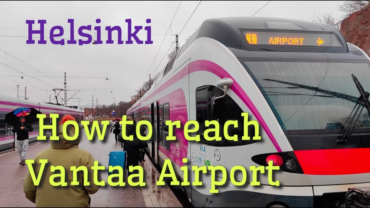 How to reach Helsinki Vantaa Airport from Helsinki Central Railway Station 4K #helsinkiairport