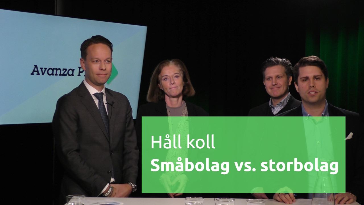 H&aring;ll koll - sm&aring;bolag vs. storbolag