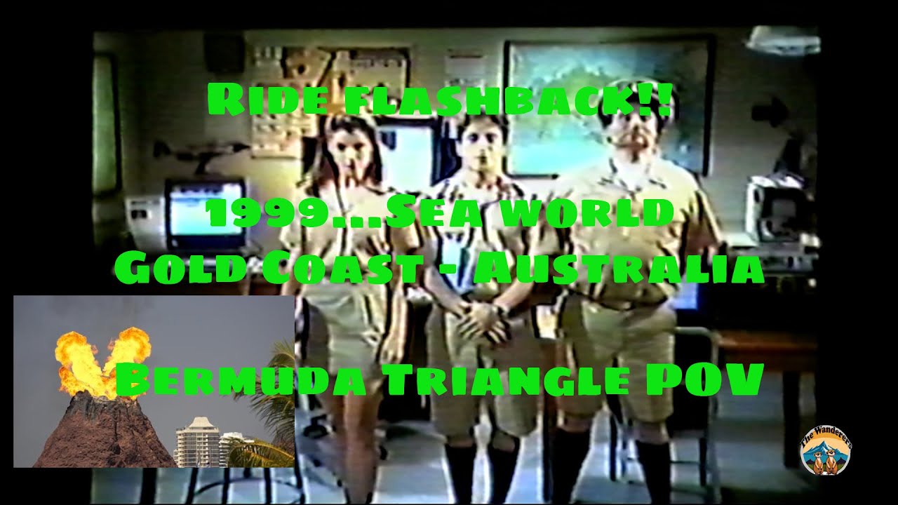 Bermuda Triangle Dark Ride POV (1999) | Rare Archive Footage – Sea World Gold Coast