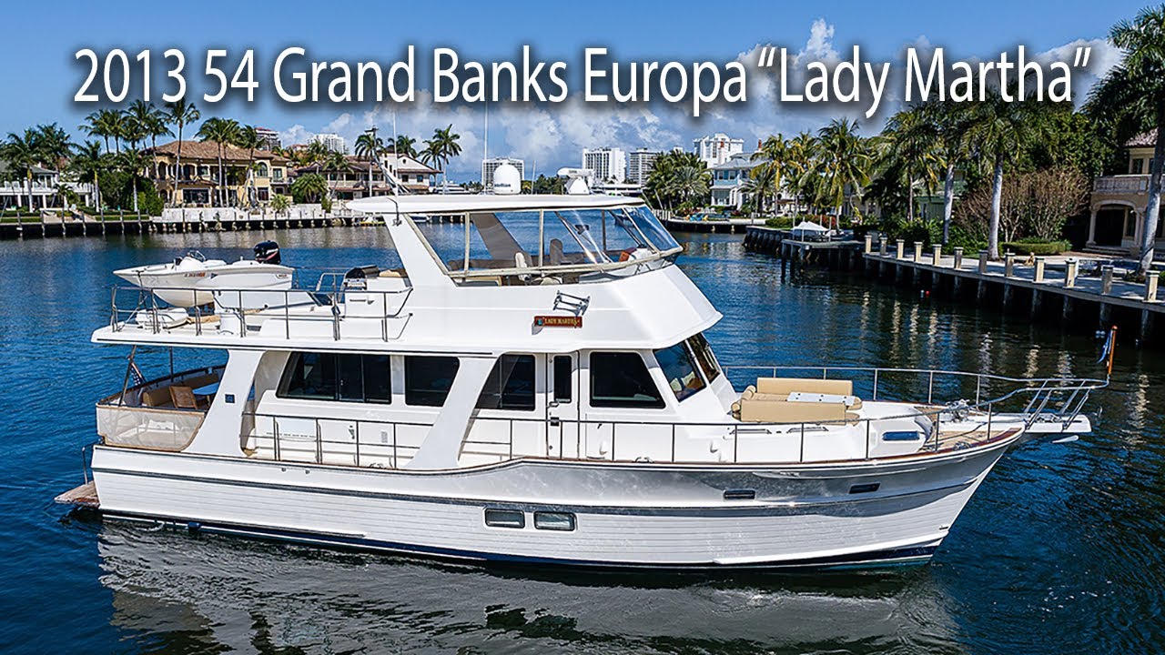 54 Grand Banks Lady Martha Walkthrough Yacht Tour