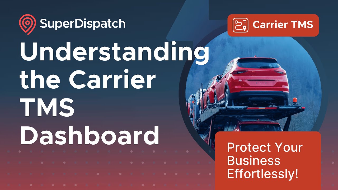 Understanding the Carrier TMS Dashboard