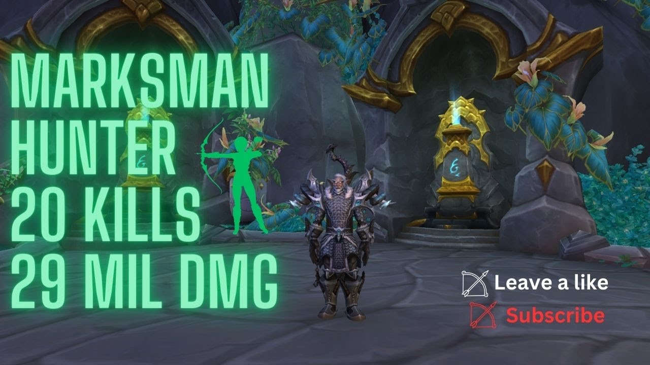 ❄🏹Marksman Hunter 20 Killing Blows 29 Mil Dmg ❄🏹10.2 Bg Pvp Dragonflight