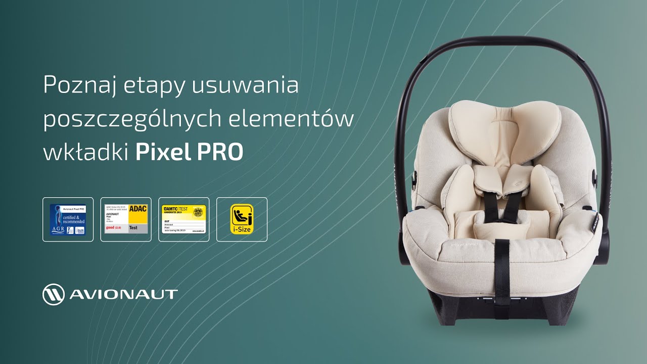 Poznaj etapy usuwania poszczególnych elementów wkładki Pixel PRO.