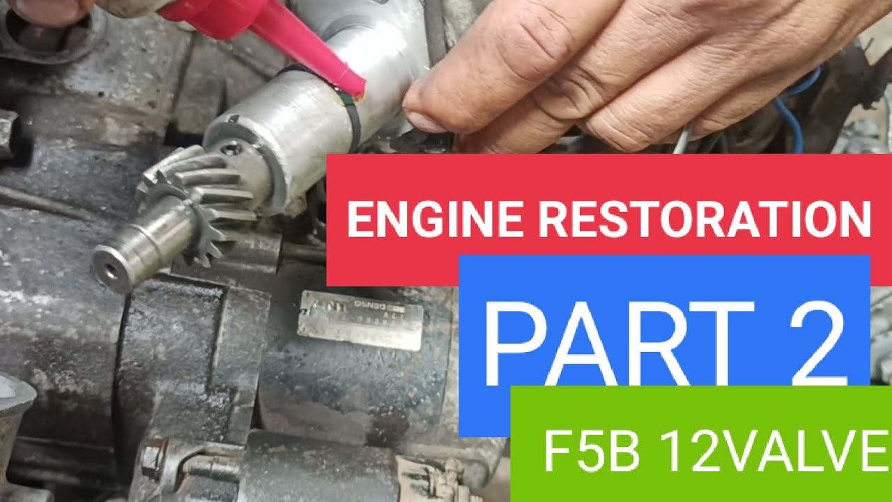 ENGINE RESTORATION SUZUKI MULTICUB F5B 12 VALVE