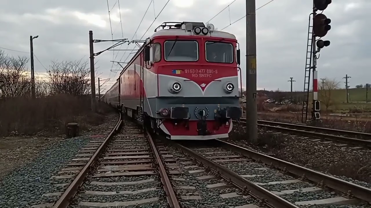 Trecerea Fără Oprire Prin Vinga Hm Trenul EA 880 IRN 1765 Timișoara Nord - Iași 