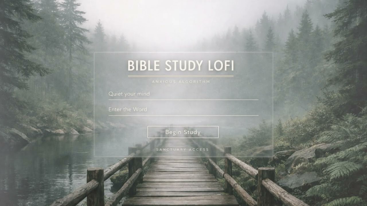 For When Your Mind Won’t Slow Down | Rainy Scripture LoFi