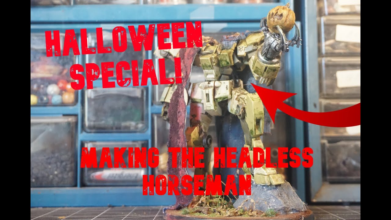 Turning an old toy into the Headless Horseman for Halloween! (Holiday Special) #halloween