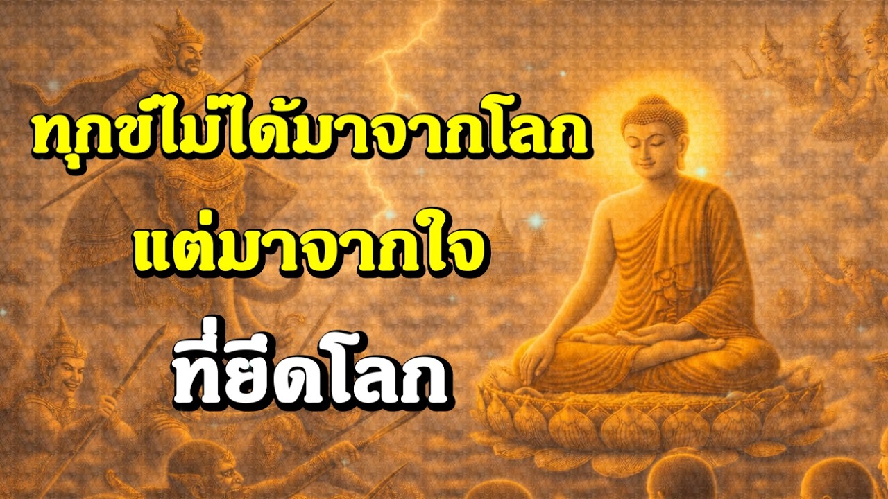 ทุกข์ไม่ได้มาจากโลก แต่มาจากใจที่ยึดโลก | ฟังธรรมะก่อนนอน , ฟังธรรมก่อนนอน | Ep.252