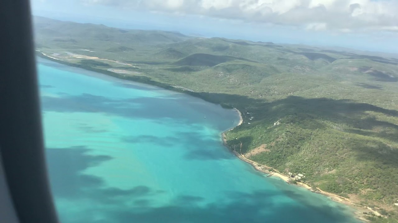 Landing at Horn Island Torres Straits Qld Australia