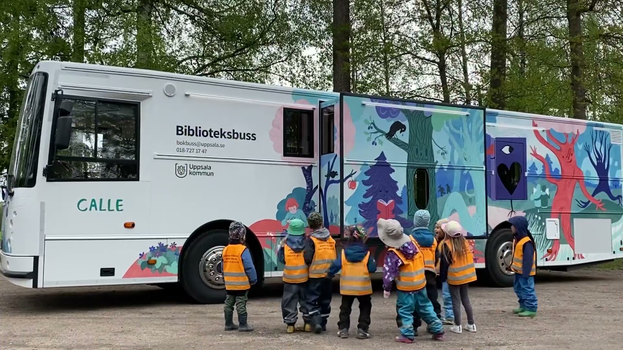Nya bokbussen Calle invigs!