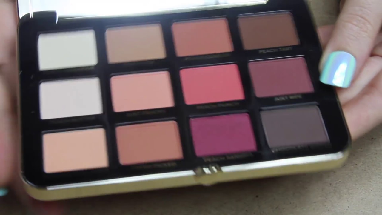 EYESHADOW & PERFUME ASMR: Too Faced Just Peachy Mattes (Peaches and Cream), Versace’s Bright Crystal