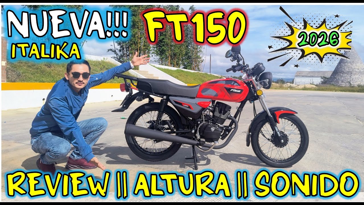 ▪️NUEVA FT 150 2026 DE ITALIKA || LA MAS PEQUEÑAS DE LAS FT || DISEÑADA PARA LO QUE ES...TRABAJAR!!