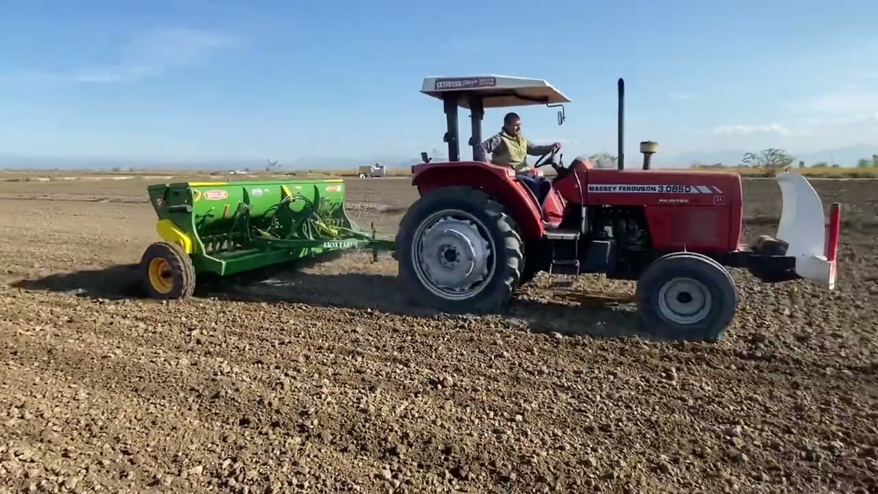 Masseyferguson 3085D Phantom Şakalak Mibzer ile buğday ekimi